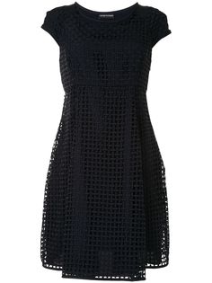 Emporio Armani фактурное платье мини