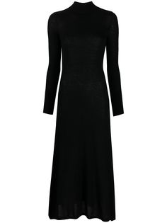 Le Kasha high-neck long-sleeve dress