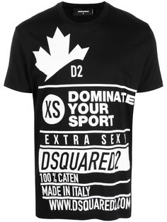 Dsquared2 футболка с надписью