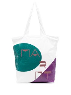 Isabel Marant сумка-шопер с геометричным принтом