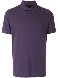 BOSS embroidered logo polo shirt