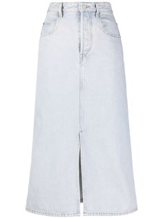 Isabel Marant Étoile джинсовая юбка с завышенной талией
