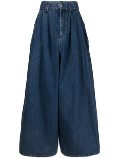 Isabel Marant укороченные джинсы широкого кроя