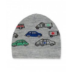 Шапка вязаная "Машинки", серый Mothercare