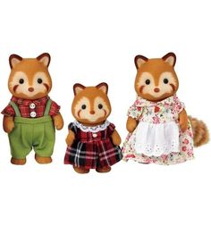 Игровой набор Sylvanian Families Семья красных панд