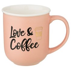 Lefard Кружка Кофемания 400 мл розовый