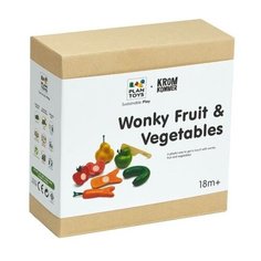 Набор продуктов PlanToys Фрукты и овощи 3495 разноцветный