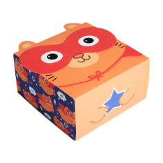 Коробка подарочная Дарите счастье Кот-Герой 15 х 8 х 15 см коричневый