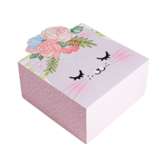 Коробка подарочная Дарите счастье Кошечка 15 х 8 х 15 см розовый