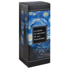 Коробка подарочная Дарите счастье Искусство 12 х 33.6 х 12 см черный/синий