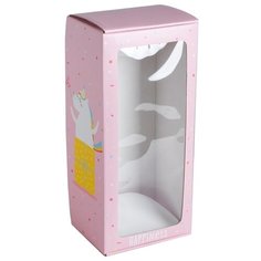 Коробка подарочная Дарите счастье Единороги 16 × 35 × 12 см розовый