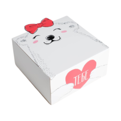 Коробка подарочная Дарите счастье Тебе 15 х 8 х 15 см белый