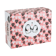 Коробка подарочная Дарите счастье Люблю, очень люблю 30 × 12 × 23 см розовый