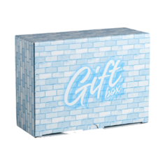 Коробка подарочная Дарите счастье Gift box 26 × 10 × 19 см голубой