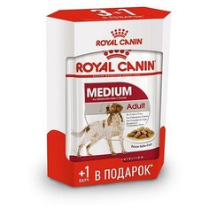 Влажный корм для собак Royal Canin для здоровья кожи и шерсти, чувствительное пищеварение 4шт. х 140г (для средних пород)