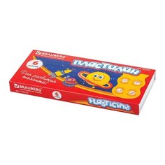 Пластилин BRAUBERG 6 цветов 120г (103253)