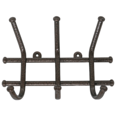 Вешалка для верхней одежды ЗМИ Норма 3 медный антик