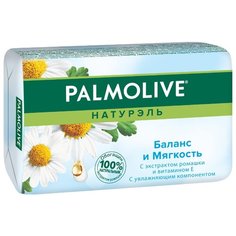 Мыло кусковое Palmolive Натурэль Баланс и мягкость с экстрактом ромашки и витамином Е, 150 г