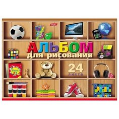 Альбом для рисования Hatber Ассорти 29.7 х 21 см (A4), 100 г/м², 24 л.