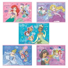 Альбом для рисования Hatber Принцессы-DISNEY 29.7 х 21 см (A4), 100 г/м², 12 л.