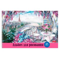 Альбом для рисования Hatber Сказочные уголки мира 29.7 х 21 см (A4), 100 г/м², 48 л.