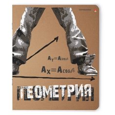 Альт Тетрадь предметная Крутая тема. Геометрия 7-48-1101/05, клетка, 48 л.