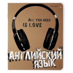 Альт Тетрадь предметная Крутая тема. Английский язык 7-48-1101/08, клетка, 48 л.