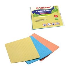 Салфетки Лайма для влажной уборки, 3 шт.