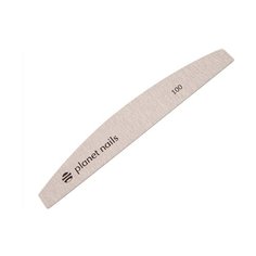 Planet nails сменные наклейки для пилки, 100/180, 10 шт серый