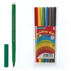 Centropen Набор фломастеров Rainbow kids, 6 шт. (7550/06)