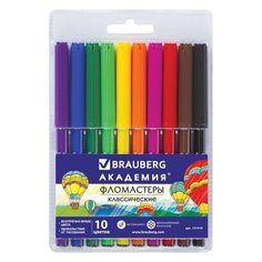 BRAUBERG Набор фломастеров Академия, 10 шт. (151410)