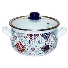 Кастрюля Интерос Марокко 5.7 л, белый