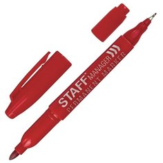 STAFF Маркер перманентный двусторонний Manager