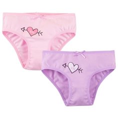 Трусики Bossa Nova 2 шт., размер 34, розовый/сиреневый