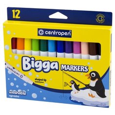 Centropen Набор фломастеров Bigga Markers (7650), 12 шт.