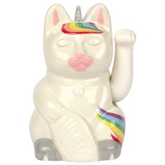 Статуэтка Doiy Unicorn Cat, 15 см белый