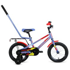 Детский велосипед FORWARD Meteor 14 (2020) серый/красный (требует финальной сборки)