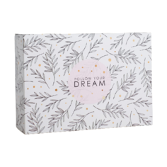 Коробка подарочная Дарите счастье Follow your dream, 25 × 18 × 10 см белый