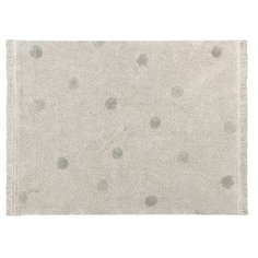 Ковер Lorena Canals Hippy Dots, размер: 1.6х1.2 м, бежевый/оливковый