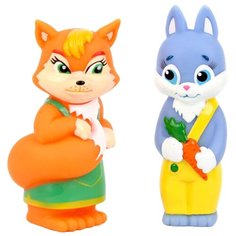Набор для ванной Затейники Лисичка и Зайка (GT7142) оранжевый/голубой