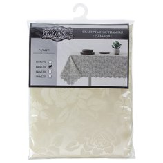 Скатерть Provance Розалия 140х140 см бежевый