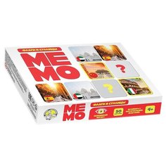 Настольная игра Десятое королевство Мемо Флаги и столицы 03596