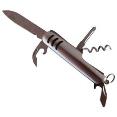 Нож многофункциональный СЛЕДОПЫТ PF-MT-11 (5 функций) серебристый