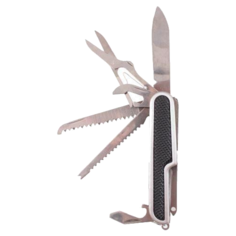 Нож многофункциональный СЛЕДОПЫТ PF-MT-02 (11 функций) черный/серебристый
