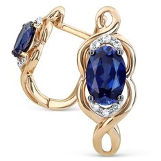 VALTERA Серьги с сапфирами и бриллиантами 089937
