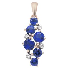 VALTERA Подвес с сапфирами и бриллиантами 089936