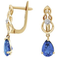 VALTERA Серьги с сапфирами и бриллиантами 116802