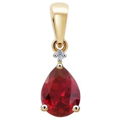 VALTERA Подвес с рубинами и бриллиантами 100984