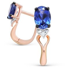VALTERA Серьги с сапфирами и бриллиантами 089947