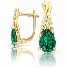 VALTERA Серьги с изумрудами 094160